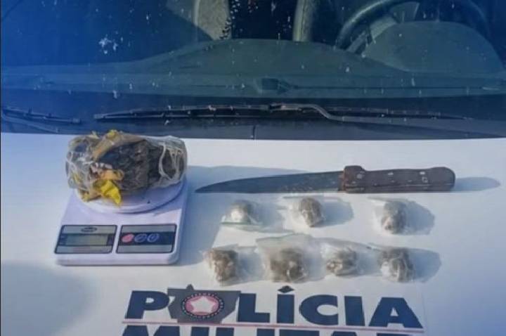 Ação policial conjunta prende suspeito de tráfico com maconha em Aragarças