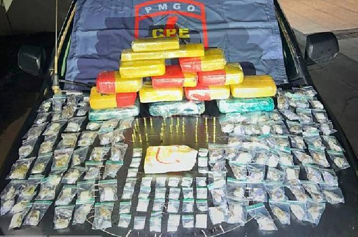 Casal é detido com cerca de 20 kg de drogas e munições de uso restrito em Aragarças