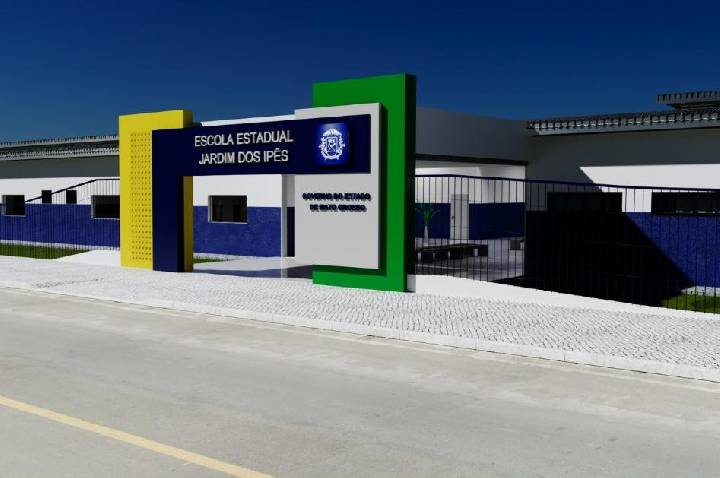 Construção da maior escola de Barra do Garças chama atenção pela imponência no Jardim dos Ipês