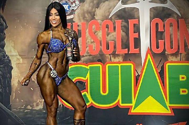 Fisiculturista de Barra do Garças conquista três títulos Top 1 em campeonato de bodybuilding