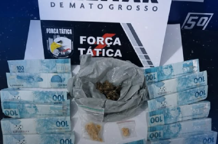 Força Tática desarticula mais um ponto de tráfico de drogas em Barra do Garças
