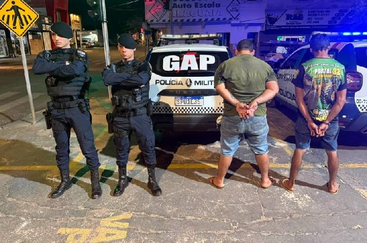 GAP prende dupla com cocaína fracionada durante patrulhamento em Barra do Garças
