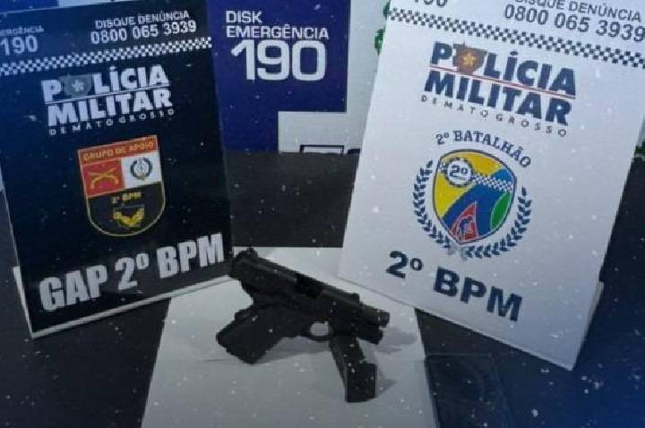 Homem armado é preso por ameaças e outros crimes no Jardim Araguaia em Barra do Garças