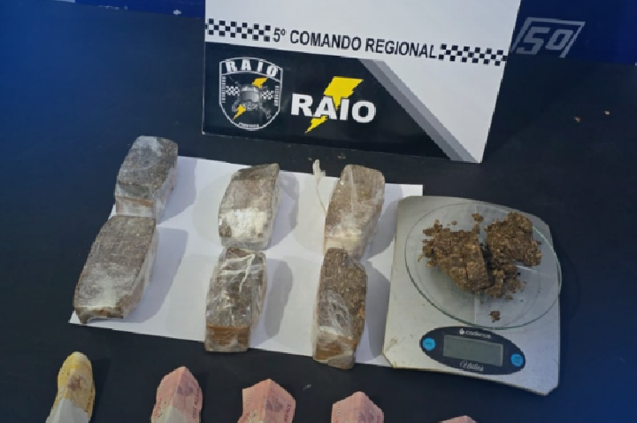 Homem é preso com 642 gramas de maconha durante patrulhamento em Barra do Garças