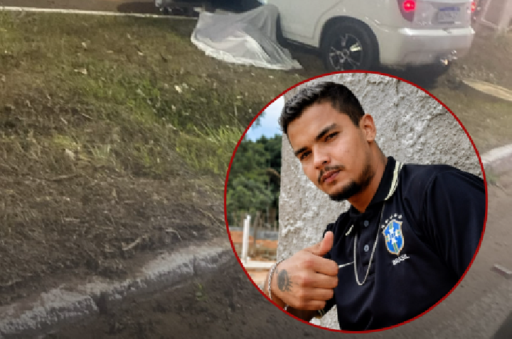 Jovem é morto a tiros enquanto estava dentro de carro com esposa e filho menor de idade