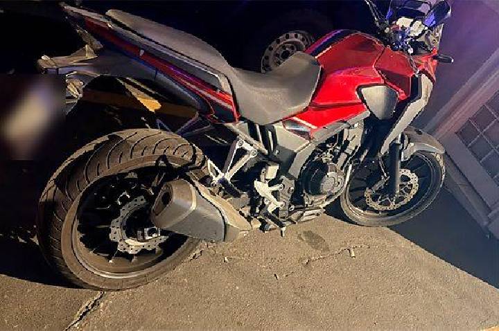 Moto furtada é localizada horas depois em Barra do Garças
