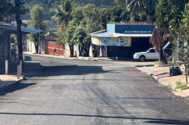Obras de recuperação asfáltica são concluídas em Aragarças; próxima etapa será sinalização das vias