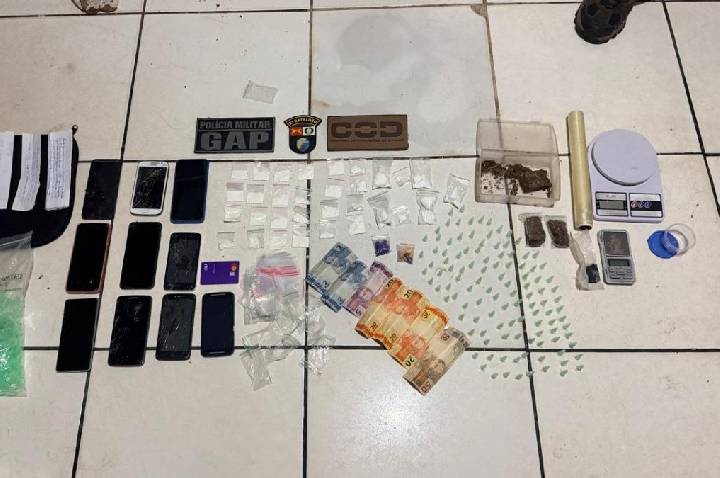 PM de MT e GO prendem suspeitos por tráfico e apreendem drogas em Barra do Garças