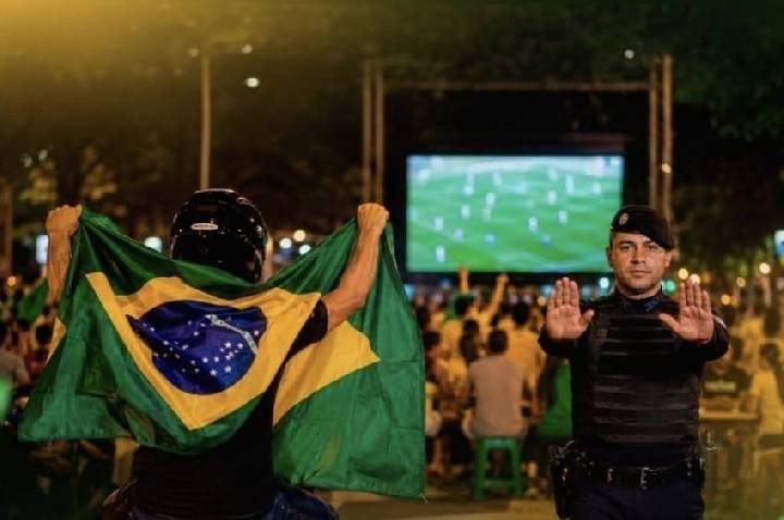 PM reforça policiamento para jogos do Brasil e alerta contra imprudência nas comemorações da Copa