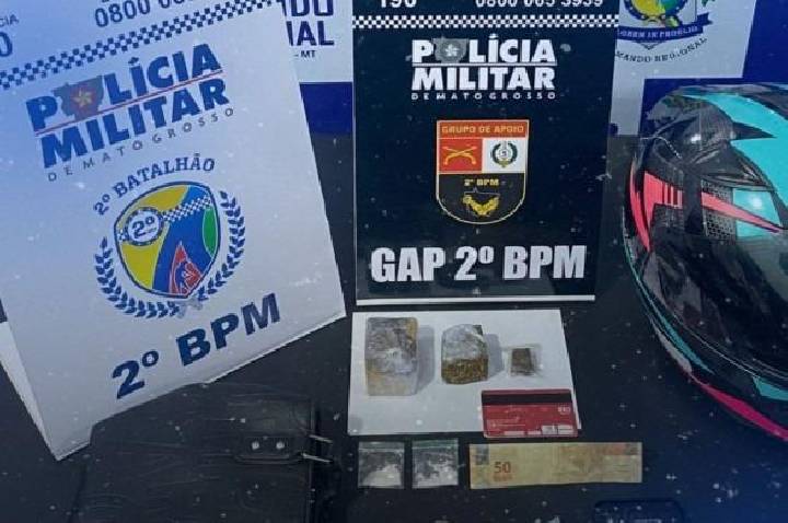 Polícia apreende drogas e conduz suspeita por tráfico no Nova Barra