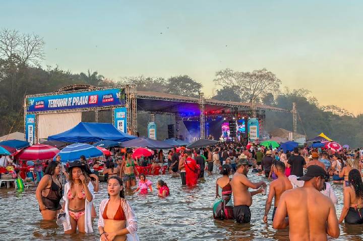 Praia do Bosque mantém programação neste fim de semana e recebe Luau nesta sexta-feira em Barra do Garças