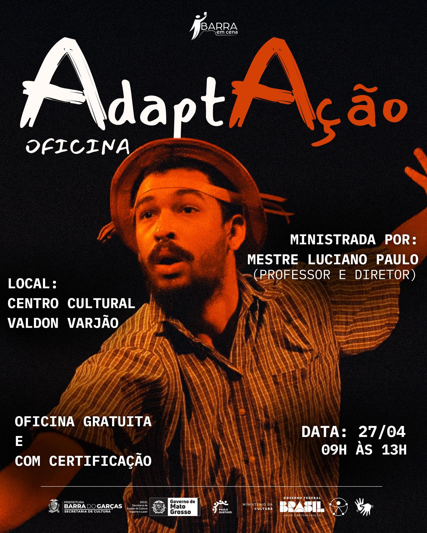 Curso gratuito ensina jovens e adultos a adaptarem obras literárias para o teatro