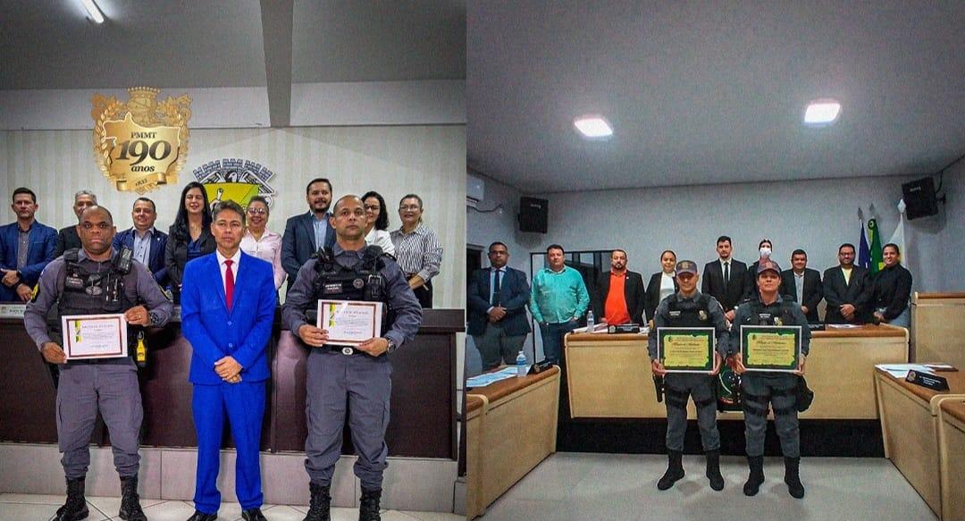 Policiais Militares do 5º CR são homenageados em três municípios da região Araguaia