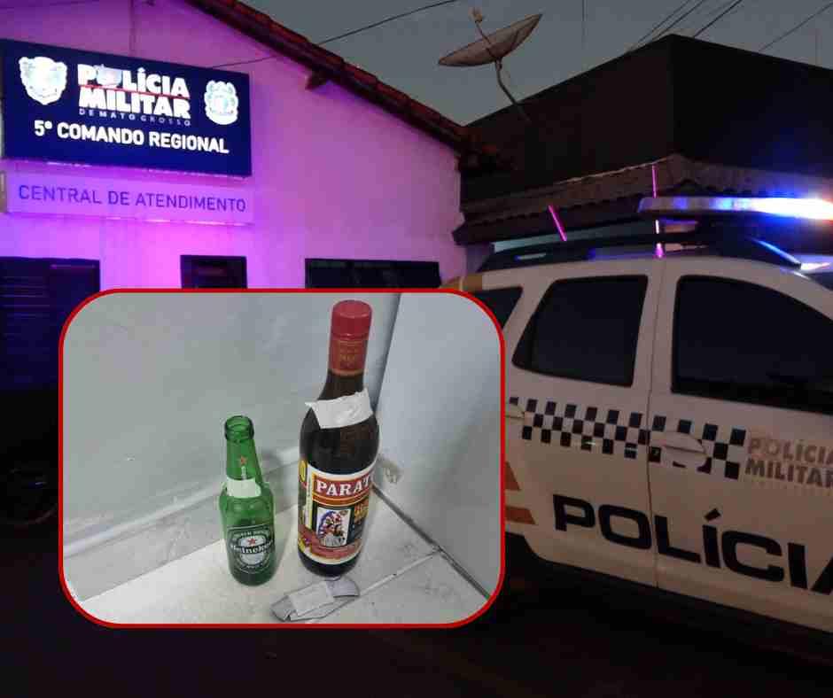 Após ameaças à família, homem é localizado embriagado e desmaiado em veículo em Barra do Garças