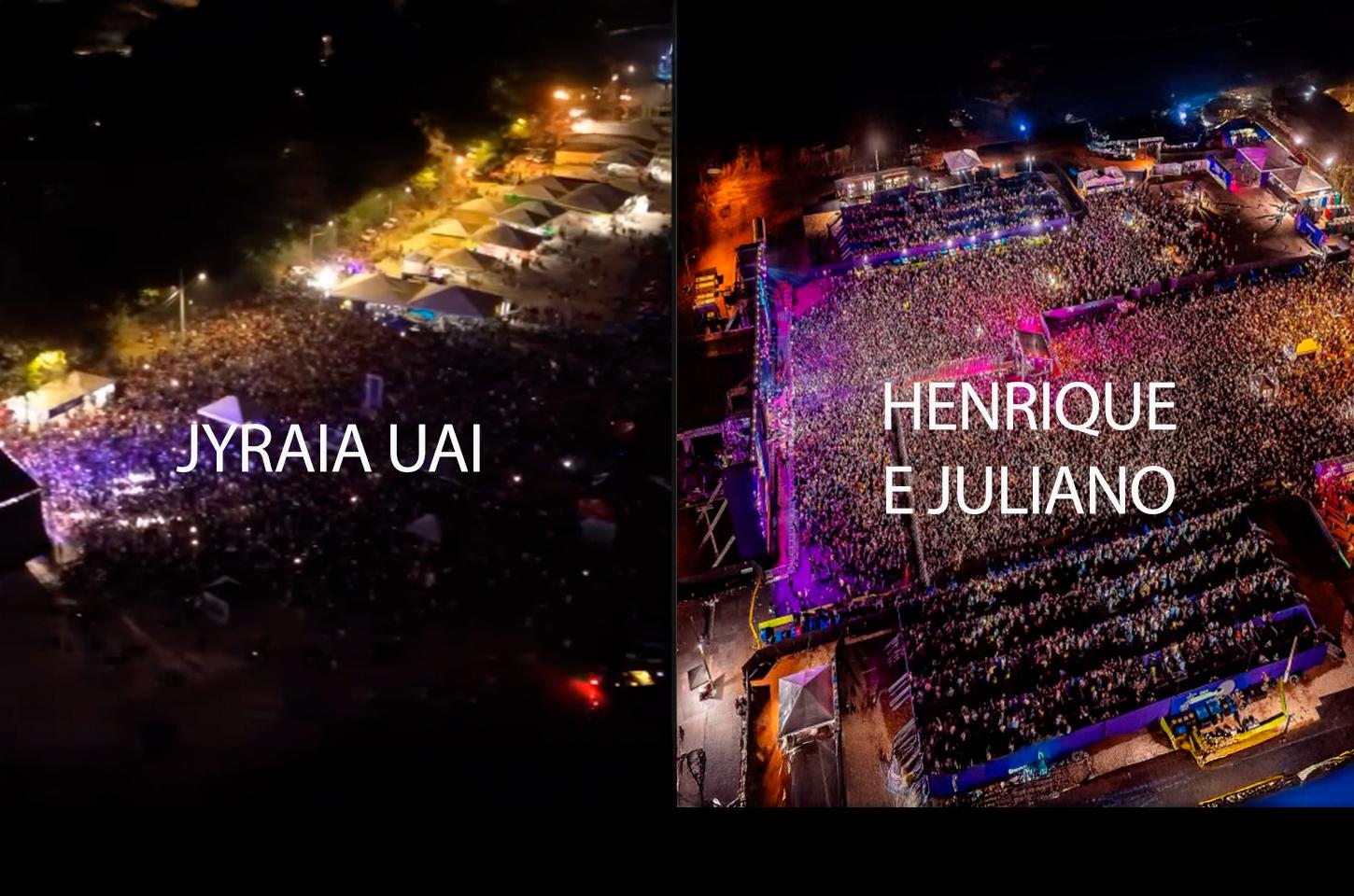 Jiraya Uai lota Praia do Bosque, mas público estimado em 30 mil é questionado nas redes sociais