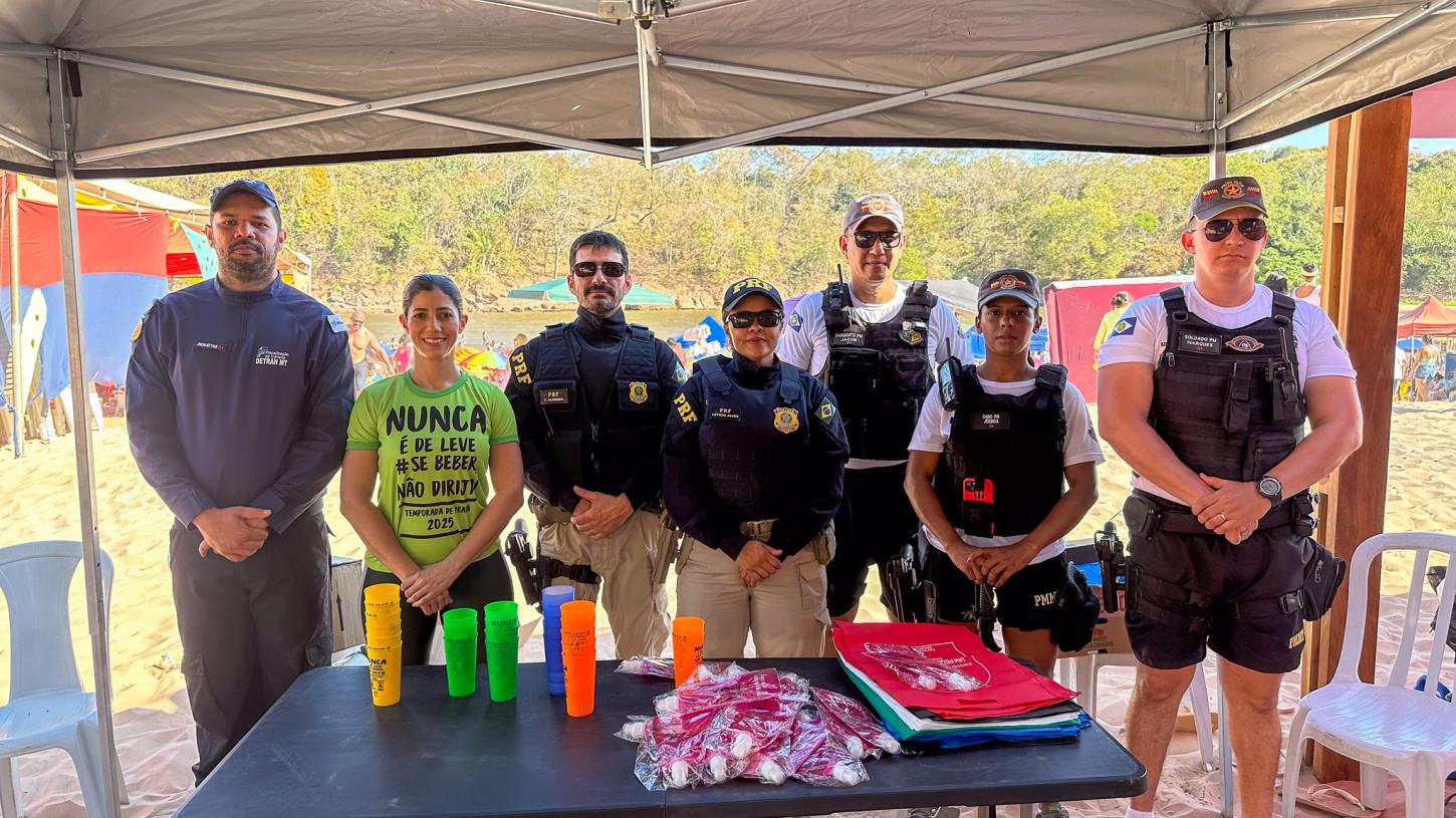 Praia do Bosque recebe ação educativa sobre segurança no trânsito