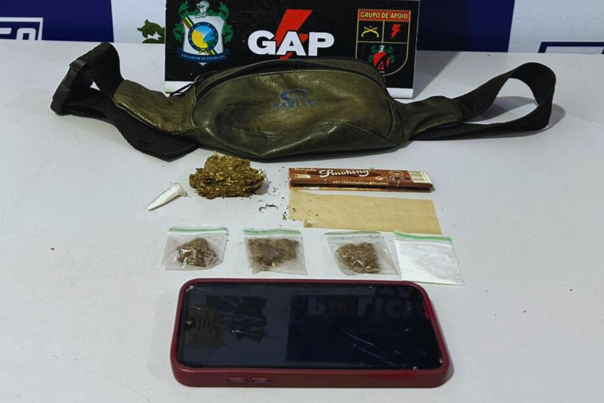 Adolescente é apreendido pelo GAP suspeito de tráfico de drogas em Barra do Garças