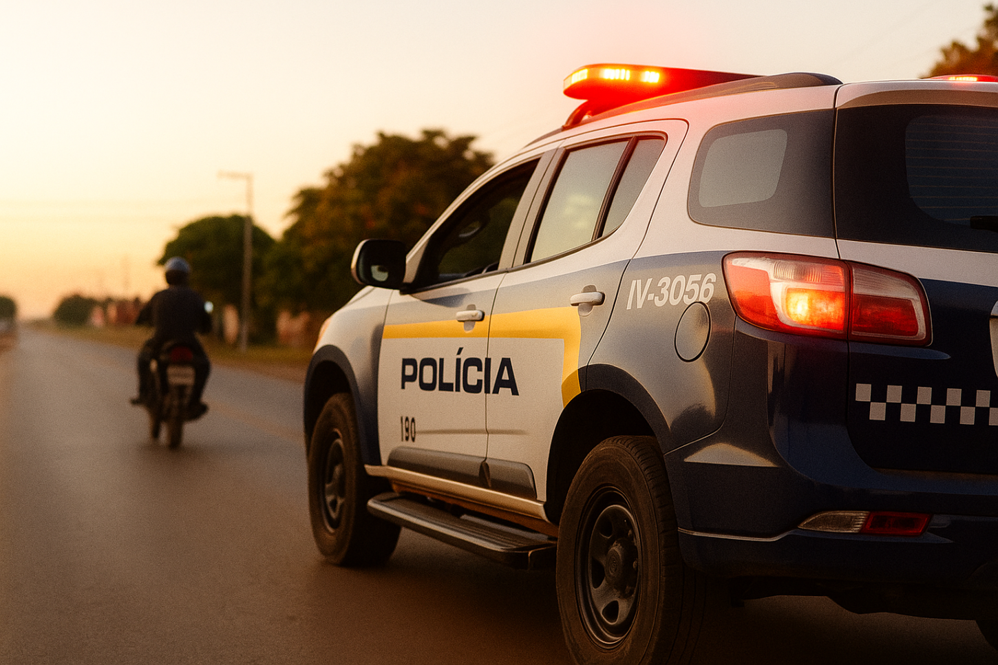 Em MT, PM flagra motocicleta do Pará com placa adulterada do Goiás