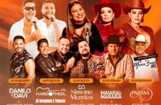Expoleste divulga programação de shows em Barra do Garças