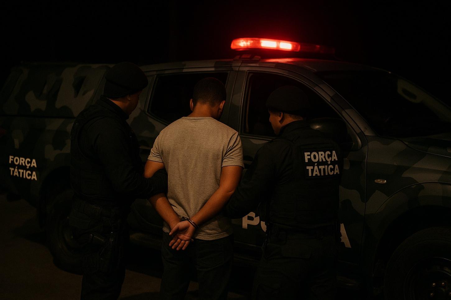 Força Tática prende foragido por tentativa de duplo homicídio em Barra do Garças