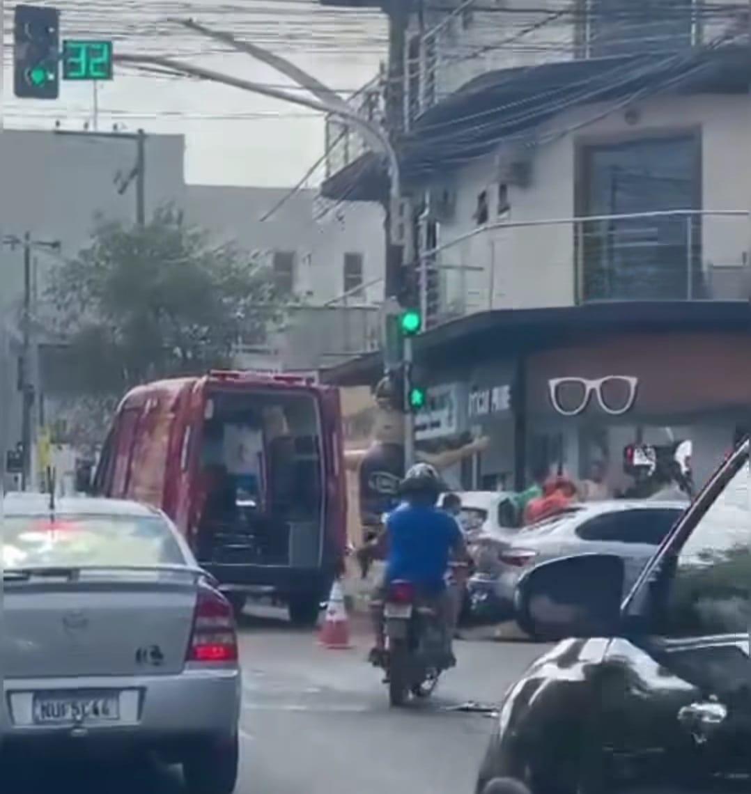 Acidente em ponto crítico de Barra do Garças reacende alerta sobre trânsito no centro da cidade