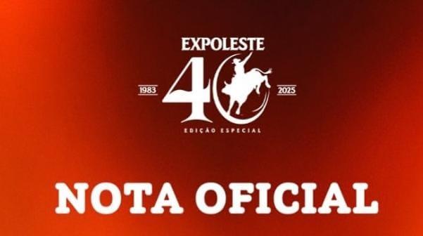 Expoleste é adiada por “questões técnicas e burocráticas”, diz nota oficial da organização
