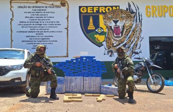 Forças de segurança apreendem mais de 200 kg de cocaína e geram prejuízo de R$ 5 milhões às facções criminosas
