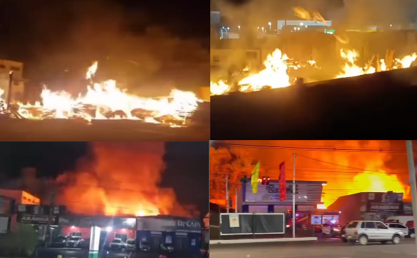 Incêndio destrói estabelecimentos comerciais em Barra do Garças; prejuízos passam de R$ 2 milhões