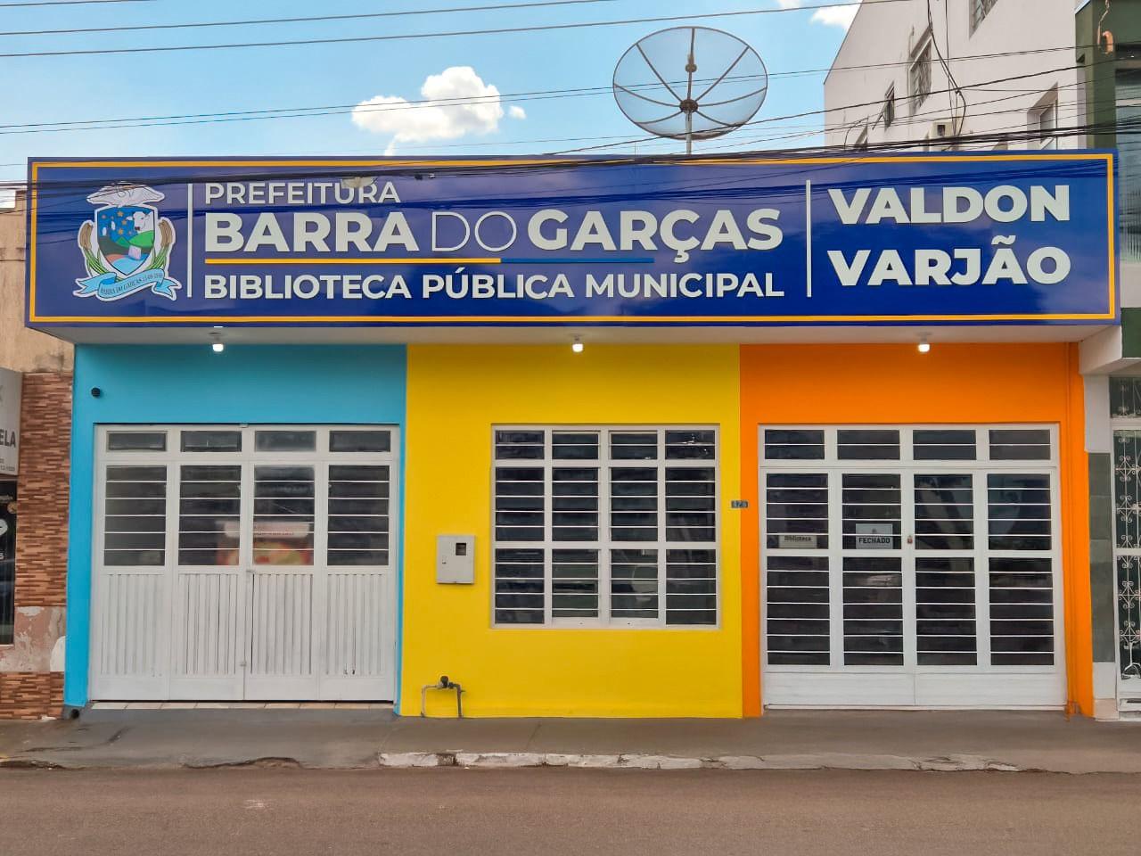 Prefeitura de Barra do Garças reinaugura Biblioteca Municipal Valdon Varjão