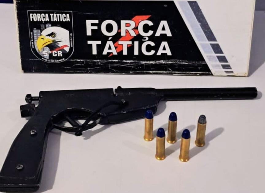 Suspeito é preso por porte ilegal de arma em Barra do Garças