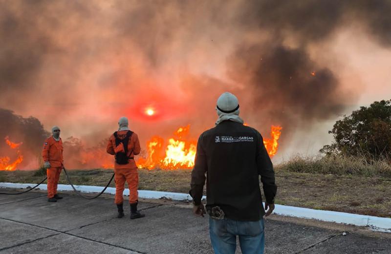 Suspeito é preso por provocar incêndio em área de vegetação em Barra do Garças