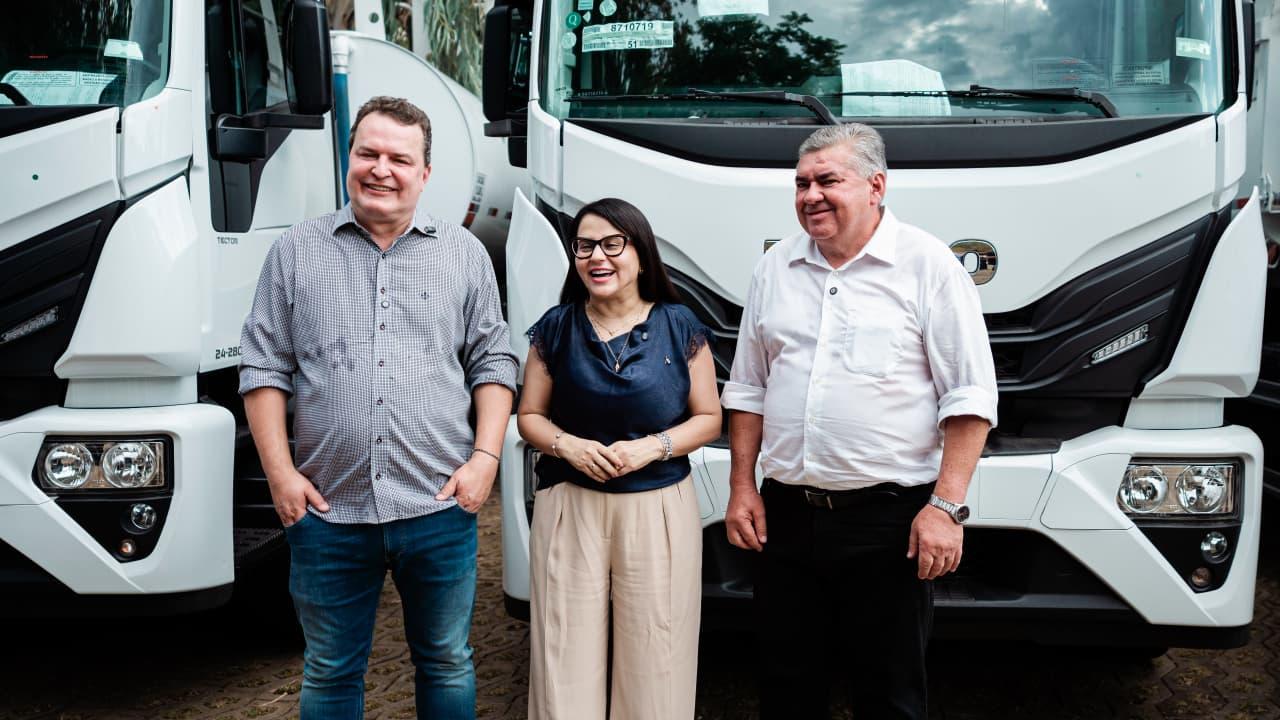 Agricultura Familiar de Barra do Garças recebe novo caminhão para reforçar a frota