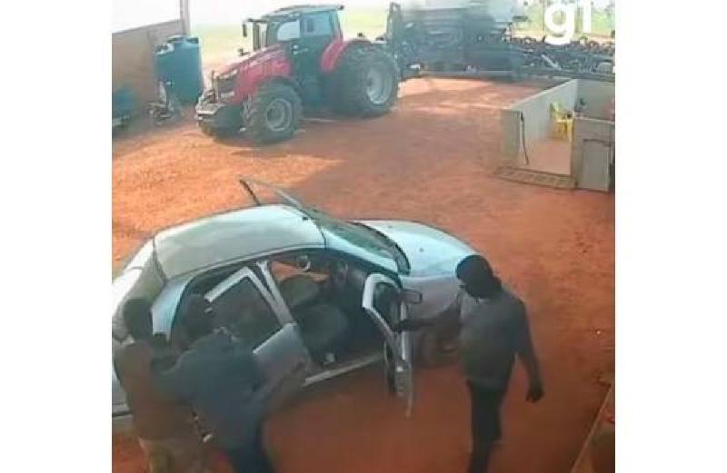 Fazendeiro mata ladrão e liberta funcionário e esposa rendidos em fazenda de Ribeirão Cascalheira
