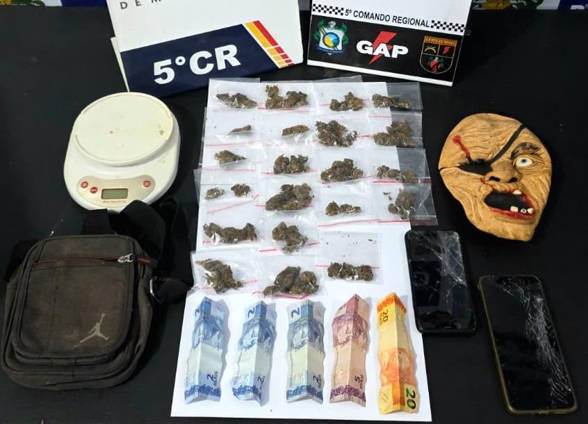 Suspeito por tráfico é preso na Vila Maria em Barra do Garças