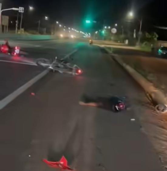 Colisão entre motocicletas deixa três pessoas feridas em Barra do Garças