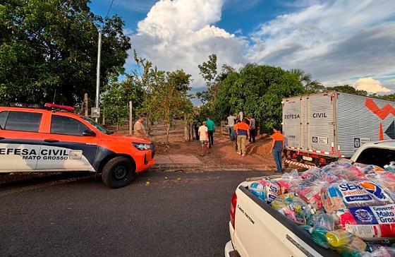 Em General Carneiro, 300 famílias foram afetadas por temporal; Governo envia ajuda