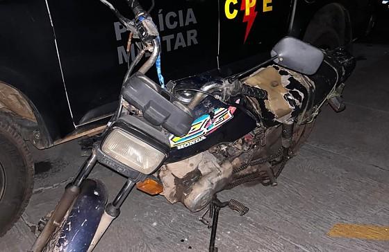Motocicleta adulterada é apreendida em Aragarças