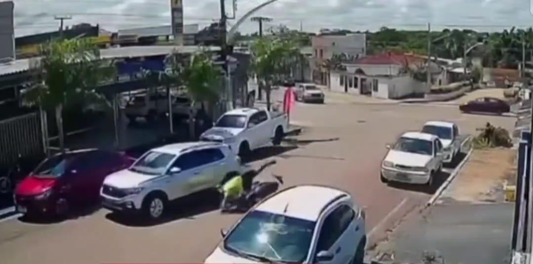 VEJA VÍDEO: acidente inusitado em Barra do Garças repercute nas redes sociais