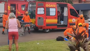 Acidente entre moto e ônibus deixa duas pessoas feridas próximo ao bairro São José, em Barra do Garças