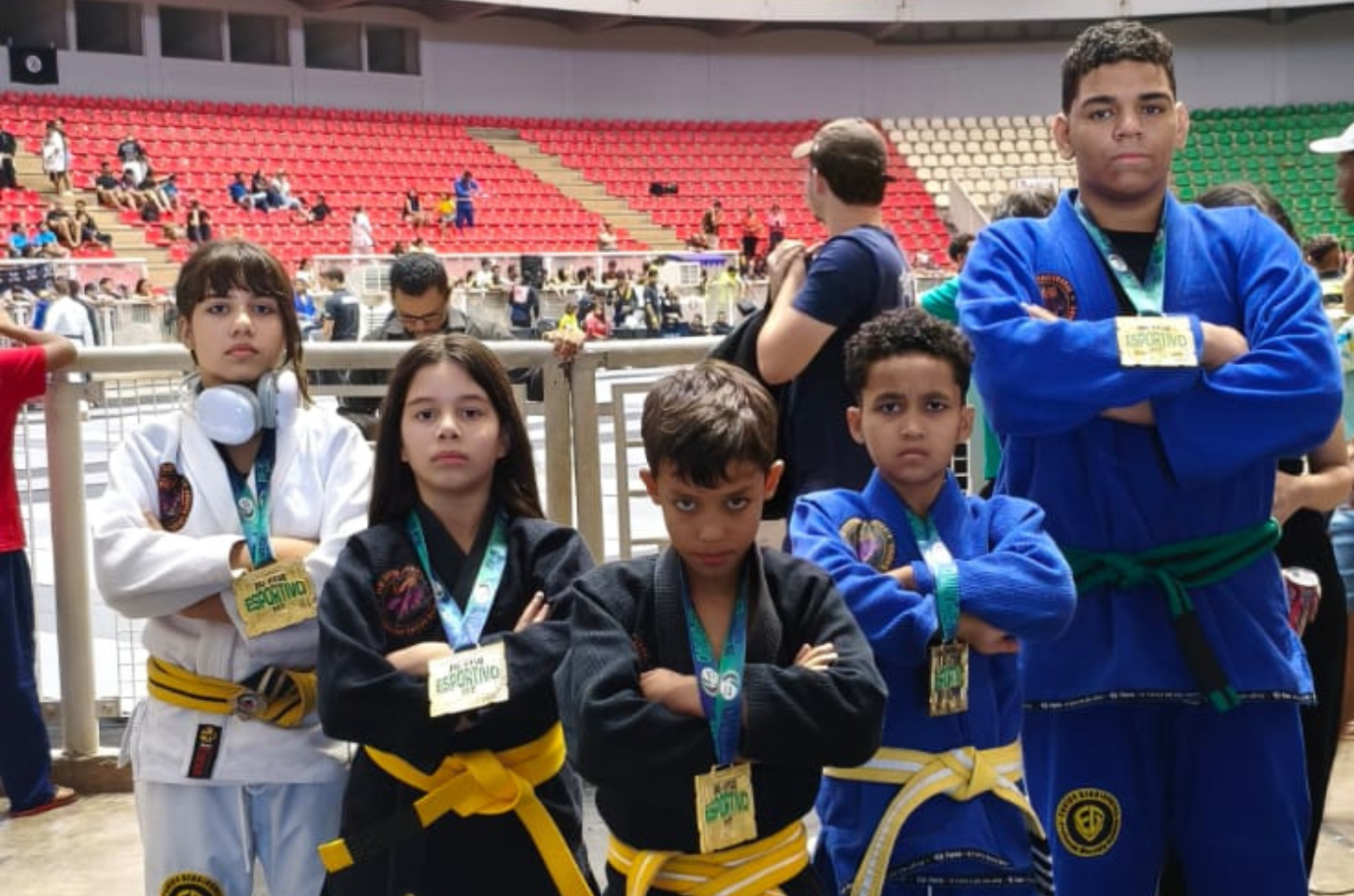 Atletas mirins de Barra do Garças conquistam ouro em torneio estadual de jiu-jitsu