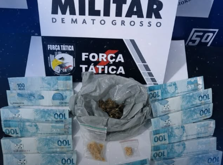 Força Tática desarticula mais um ponto de tráfico de drogas em Barra do Garças