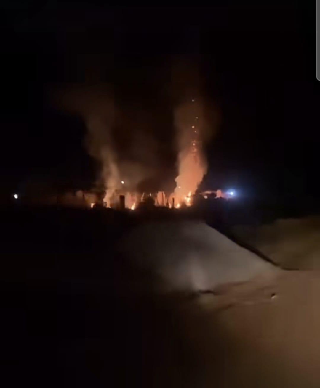 VEJA VÍDEO: incêndio em área de mata assusta moradores do Nova Barra