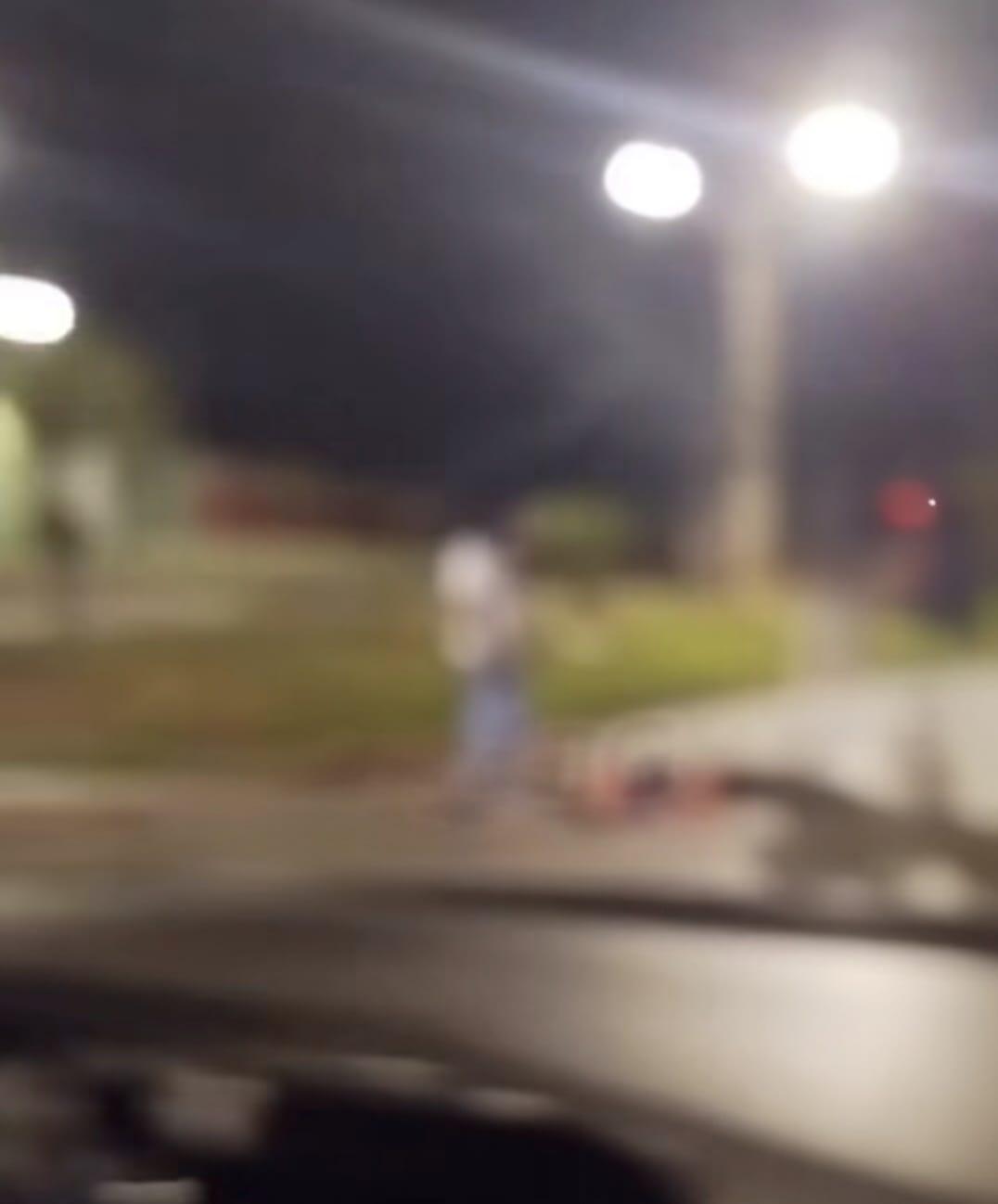 Pedestre fica ferido após ser atropelado por caminhonete em Barra do Garças