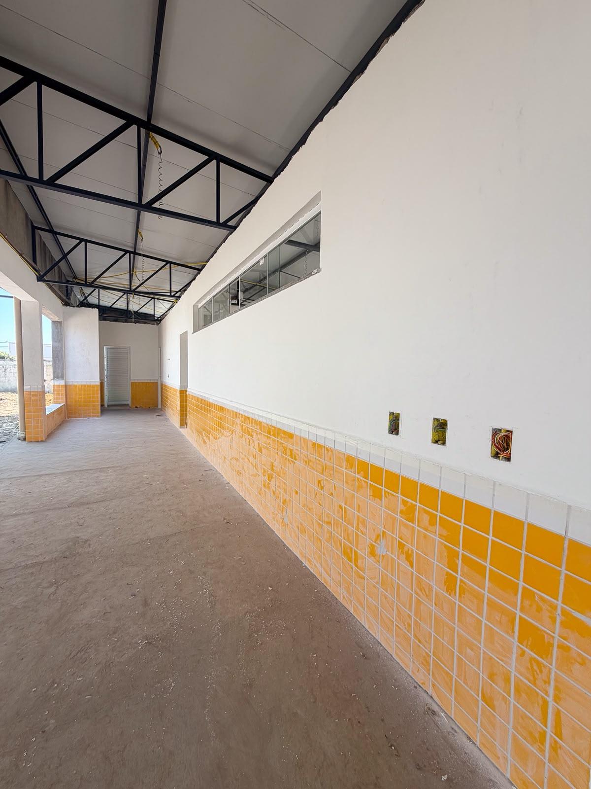 Creche do Nova Barra avança para etapa de acabamentos