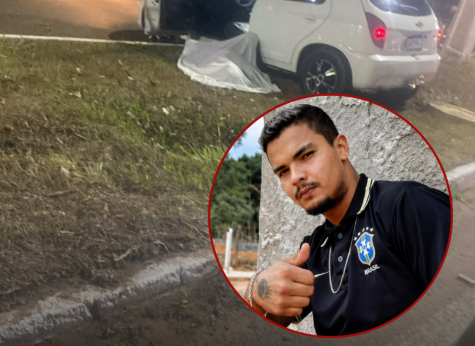 Jovem é morto a tiros enquanto estava dentro de carro com esposa e filho menor de idade